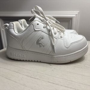 Shaq Little Boys Athletic Court Shoes – White – Youth Size 12 - Worn Once